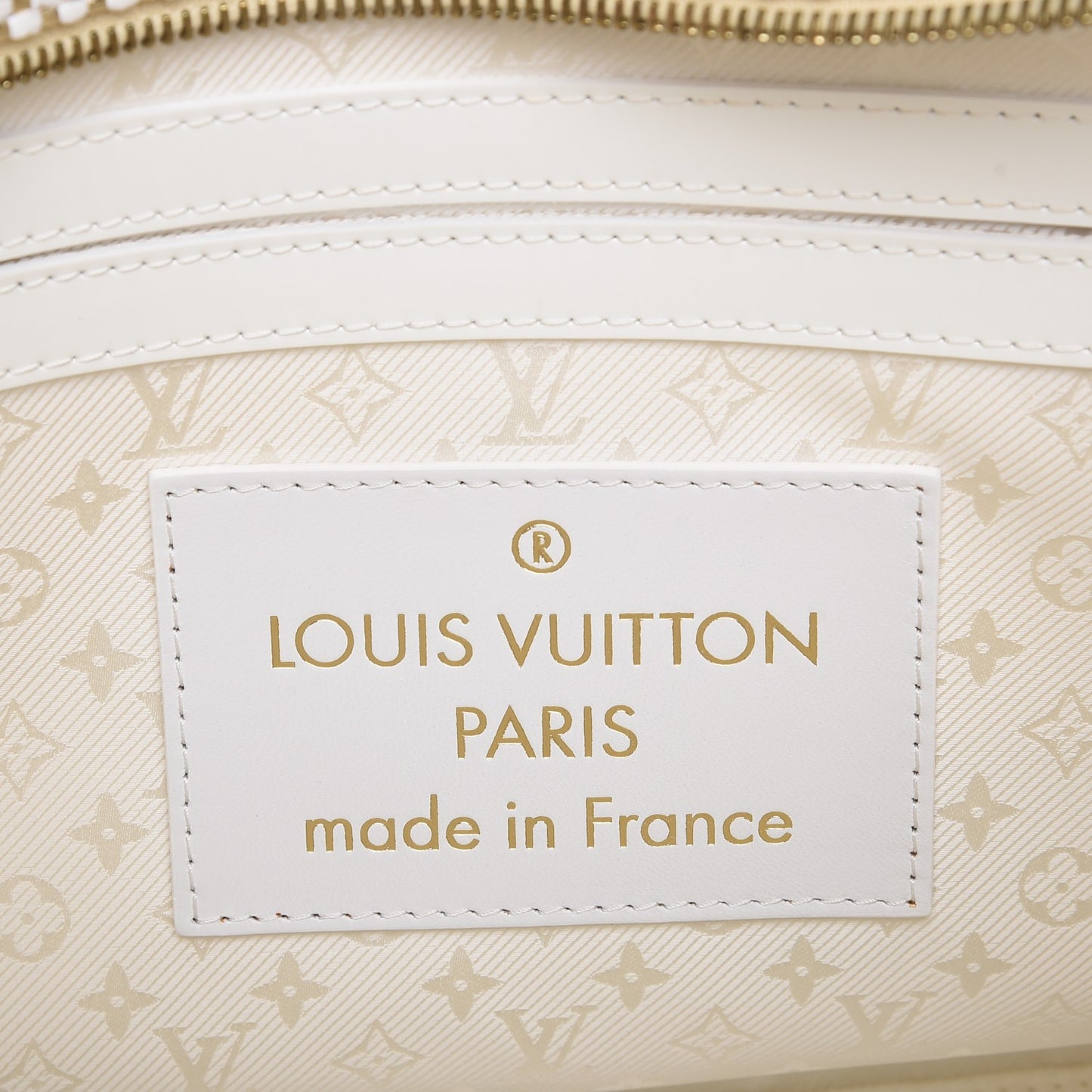 Braided Street Shopper PM Gold