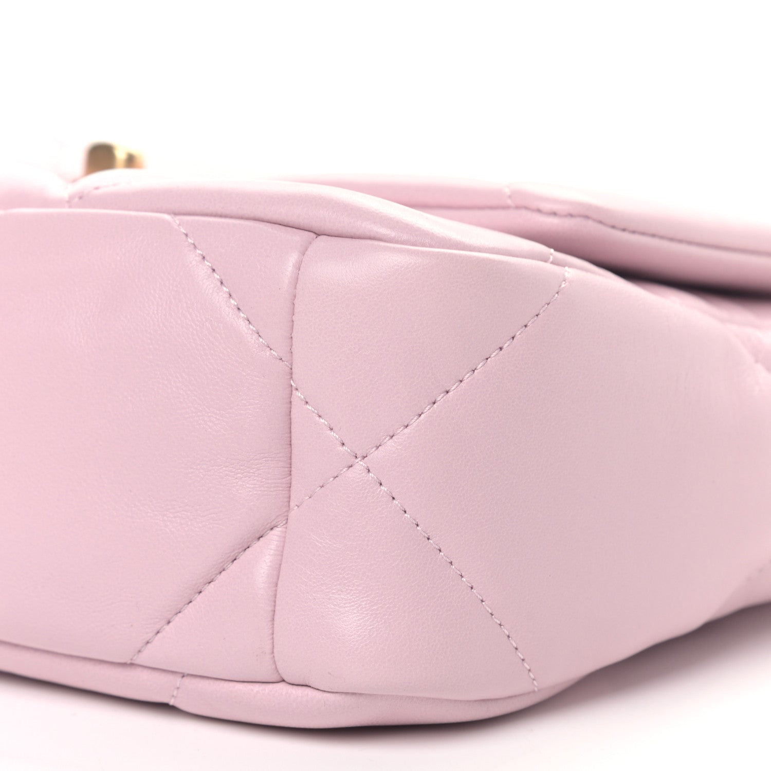 Chanel Lambskin Quilted Medium Chanel 19 Flap Light Pink 9 of 9
