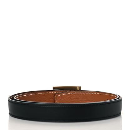 Hermes Swift Epsom 32mm Collier De Chien CDC Belt 85 Black Gold 3 of 7