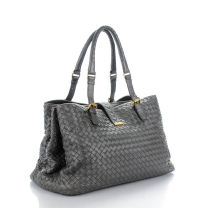 Bottega Veneta Nappa Intrecciato Roma Tote Ferro 3 of 8