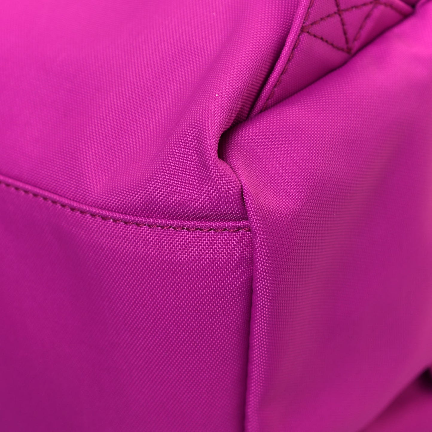 Sport Nylon Logo Embroidered S Wheel Backpack Fuchsia Black