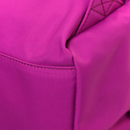 Balenciaga Sport Nylon Logo Embroidered S Wheel Backpack Fuchsia Black 11 of 11