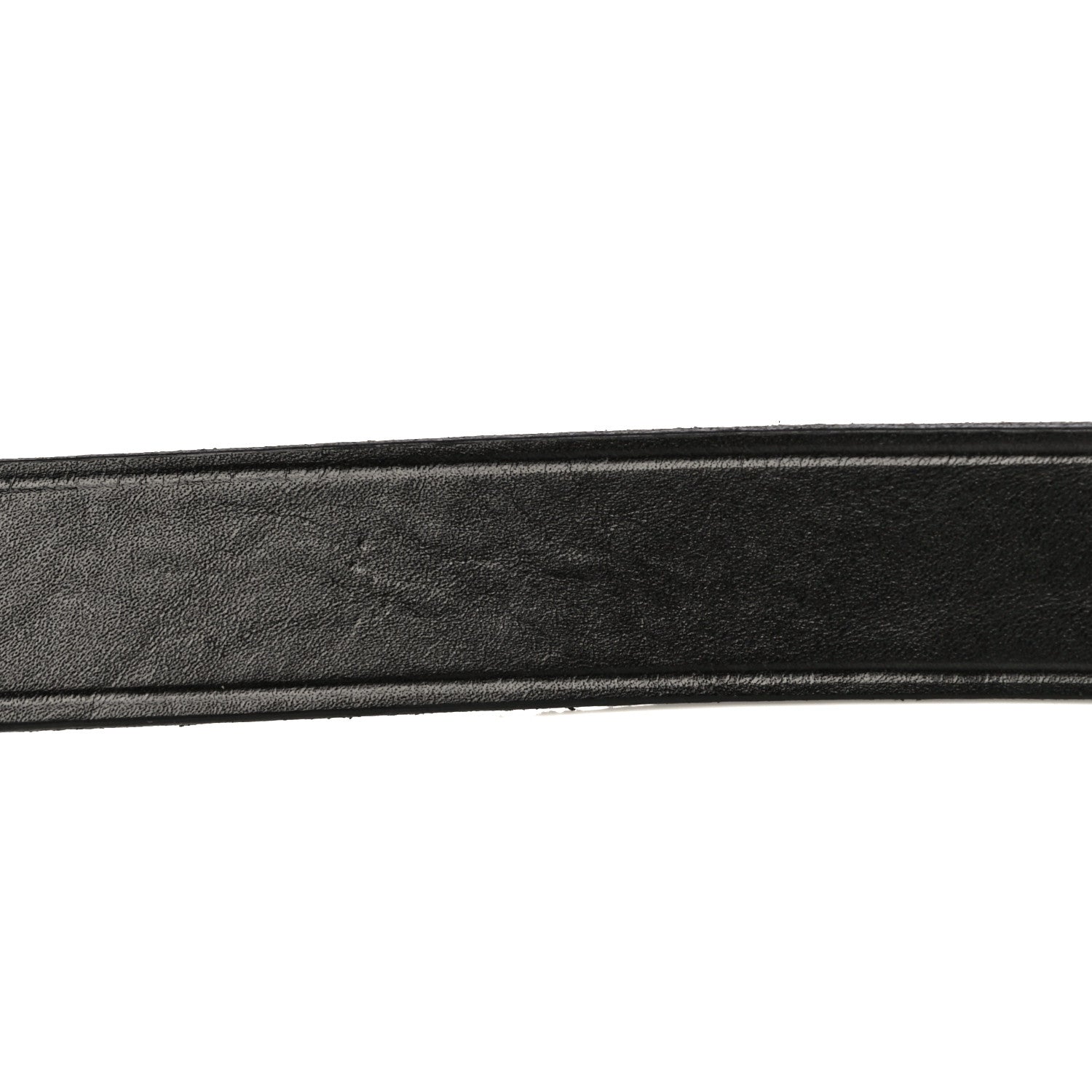 Saint Laurent Smooth Calfskin Square Buckle Belt 95 Black 10 of 10