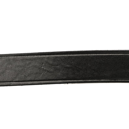 Saint Laurent Smooth Calfskin Square Buckle Belt 95 Black 10 of 10