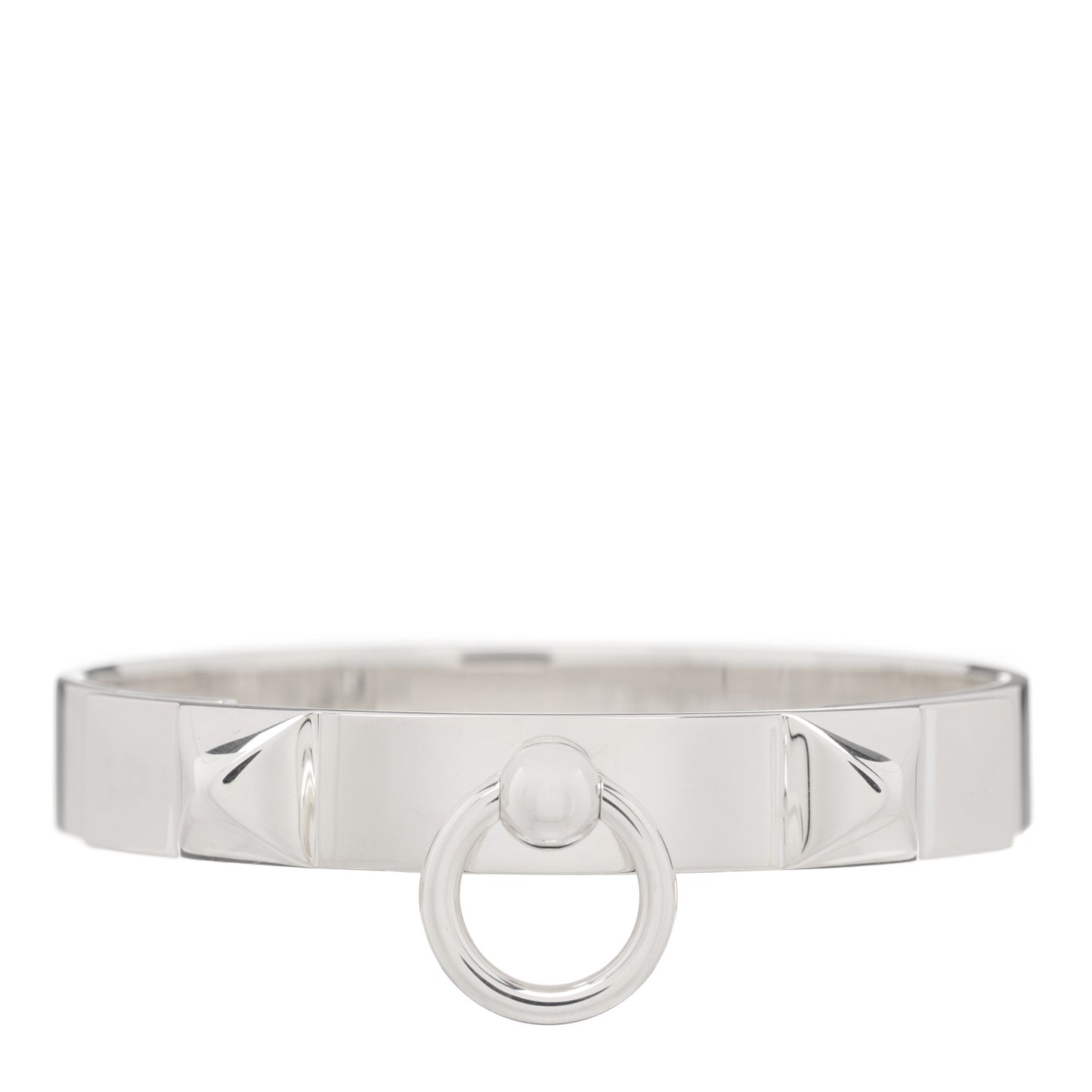 Sterling Silver PM Collier De Chien Bracelet SH