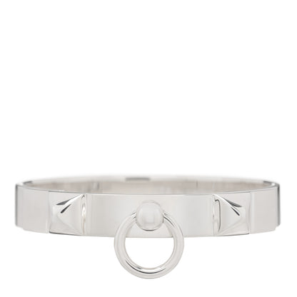 Hermes Sterling Silver PM Collier De Chien Bracelet SH 1 of 3