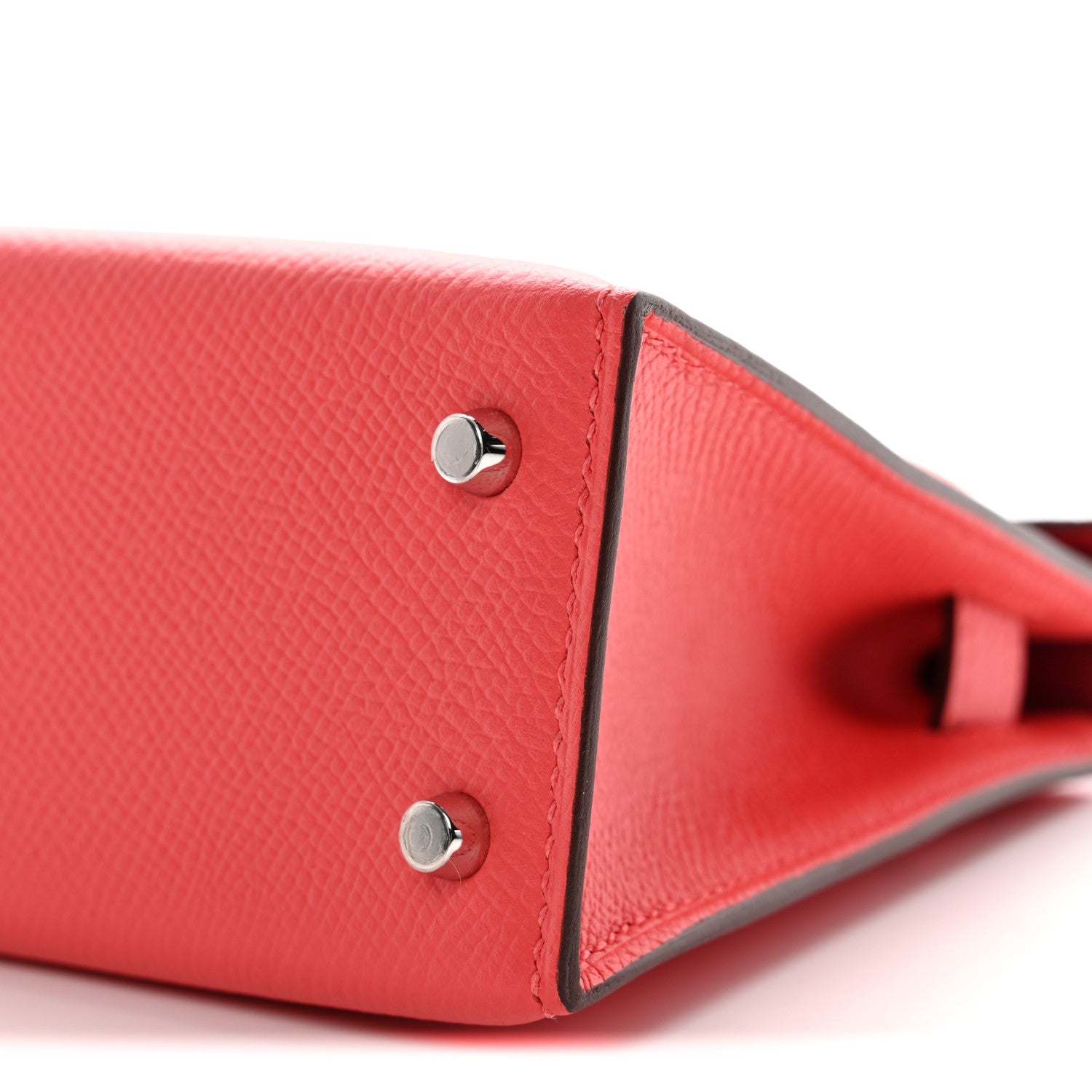 Hermes Epsom Verso Mini Kelly Sellier 20 Rose Jaipur Rouge Vif 28 of 31