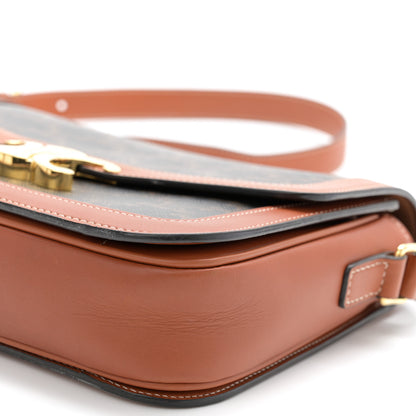 Celine Triomphe Canvas Calfskin Medium Triomphe Bag Tan 11 of 11