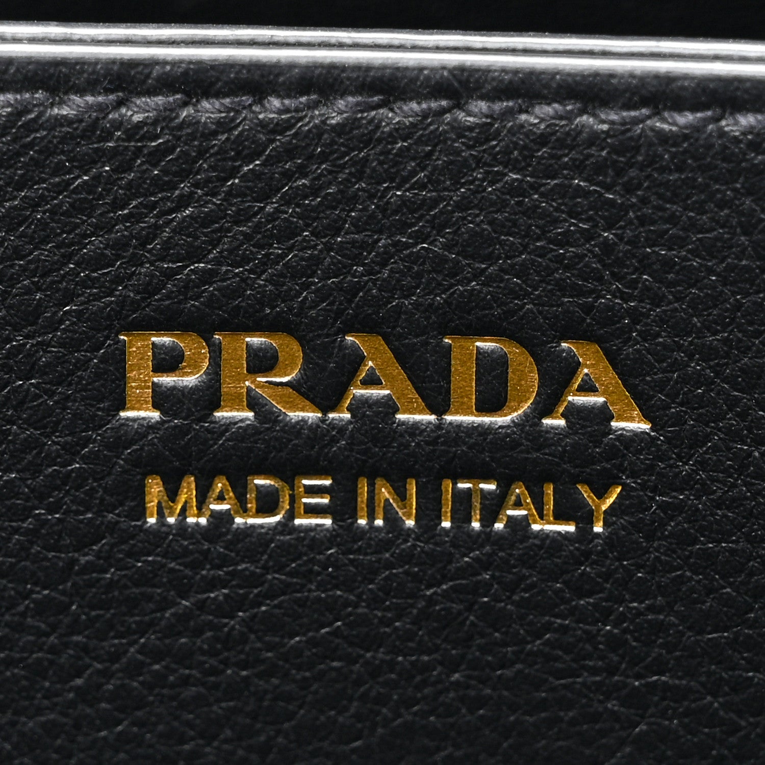 Prada Soft Grained Calfskin Vitello Daino Small Buckle Bag Black 7 of 13