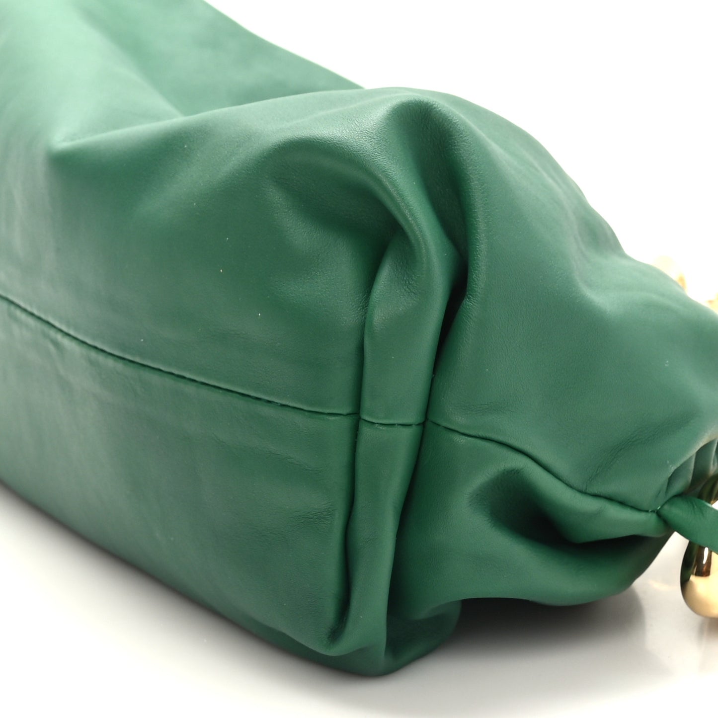 Calfskin The Pouch Chain Racing Green
