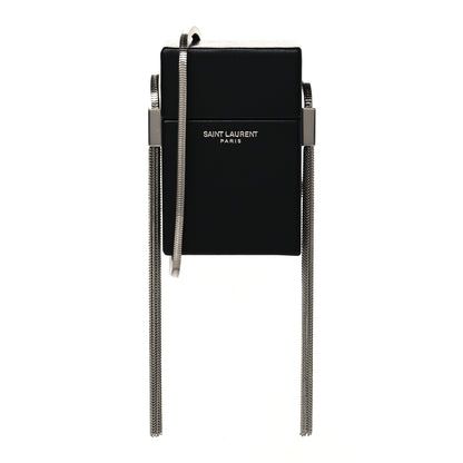 Saint Laurent Lambskin Smoking Box Crossbody Black 1 of 9