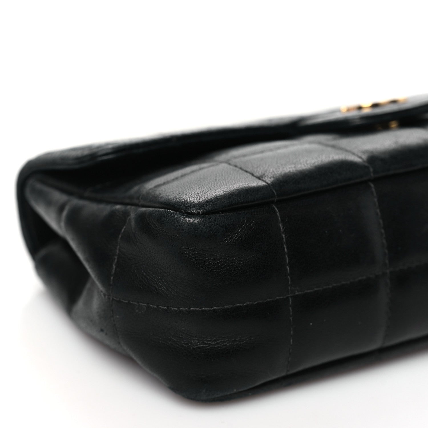 Chanel Lambskin Quilted Mini Chocolate Bar Flap Black 9 of 12