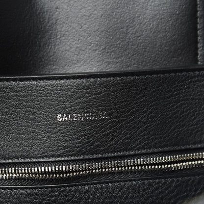 Balenciaga Smooth Calfskin Logo Double Sided Small Everyday Tote Balenciaga Grey Black 6 of 9