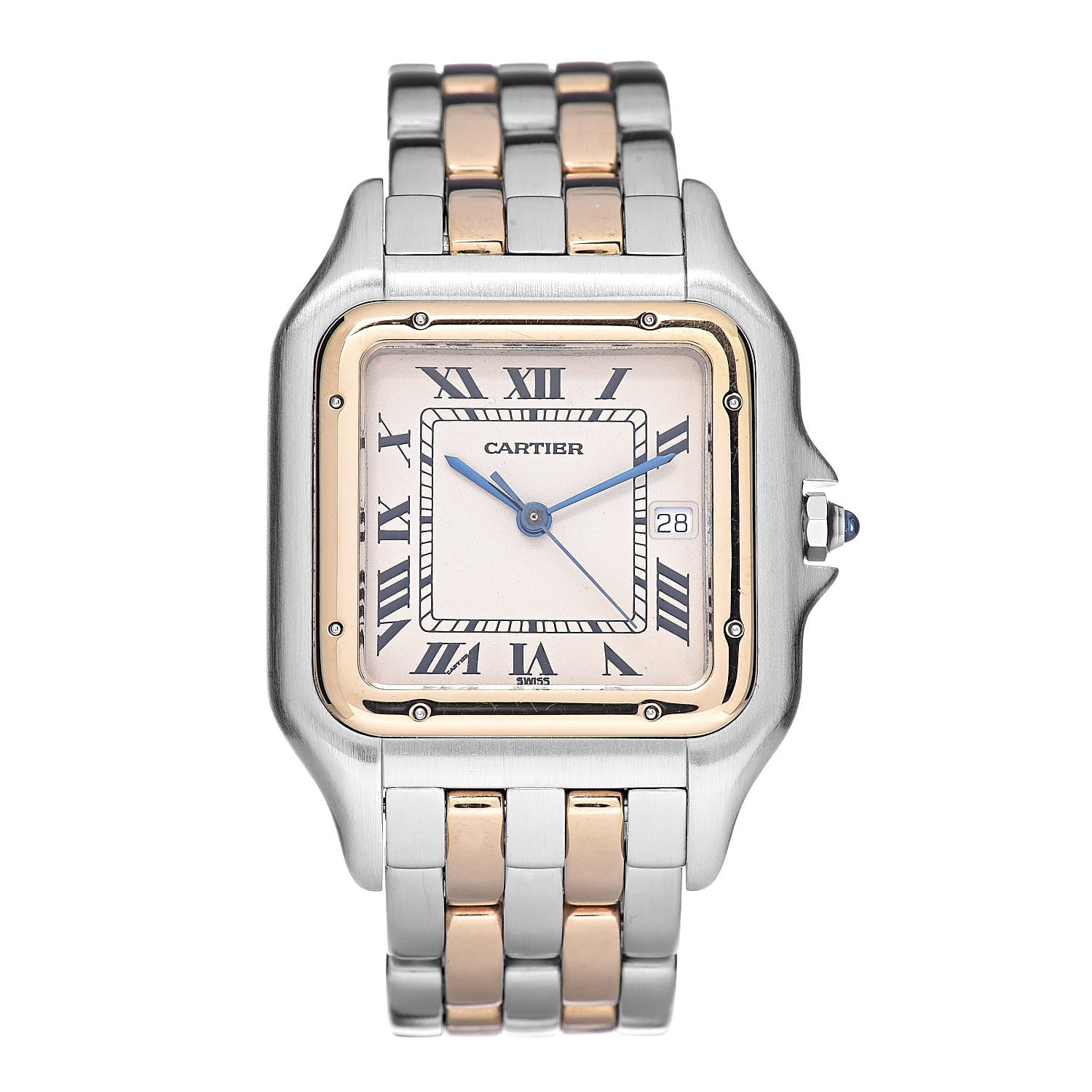 Cartier Stainless Steel 18K Yellow Gold 29mm Panthere Quartz Watch 1 of 6