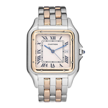 Cartier Stainless Steel 18K Yellow Gold 29mm Panthere Quartz Watch 1 of 6