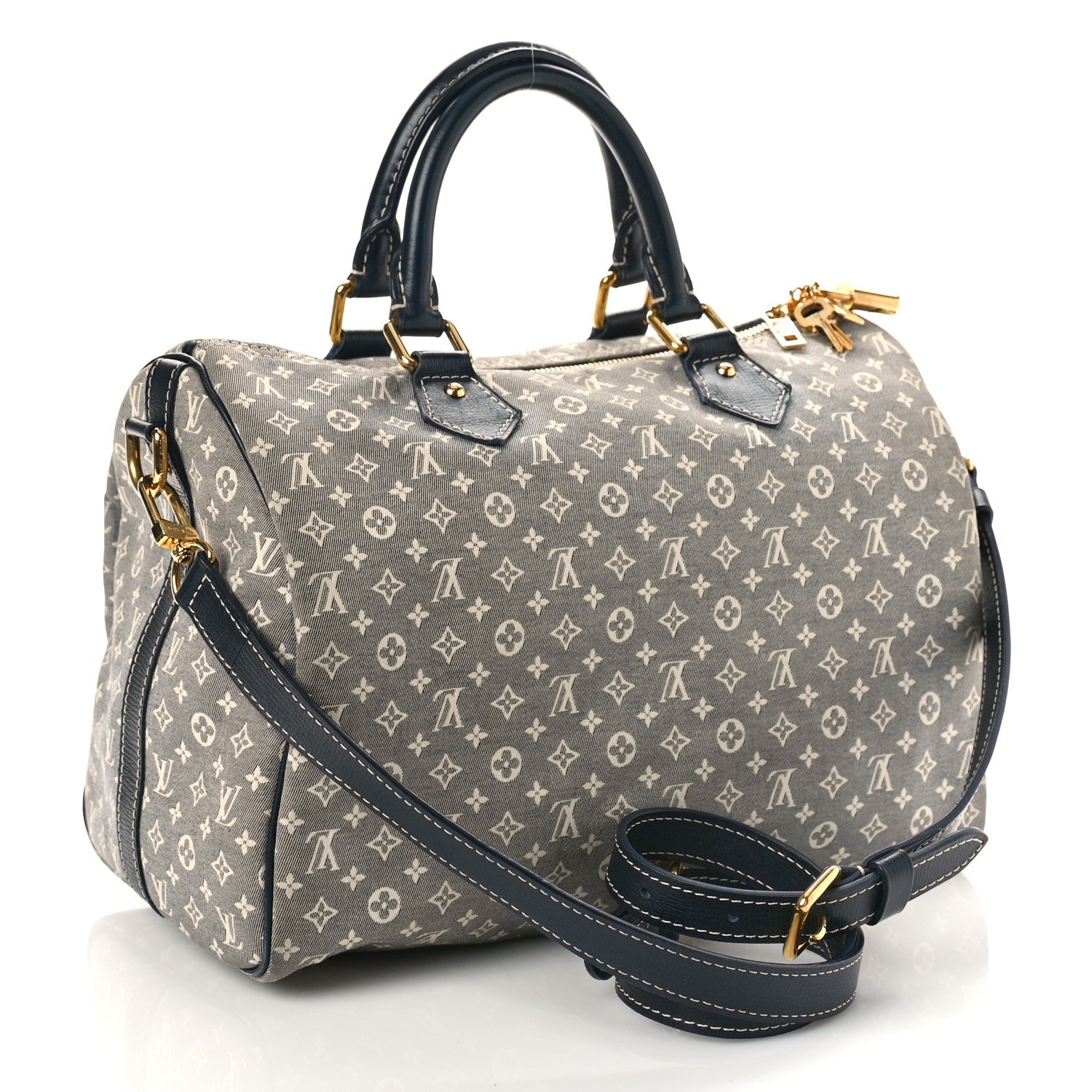 Louis Vuitton Monogram Idylle Speedy Bandouliere 30 Encre 3 of 7