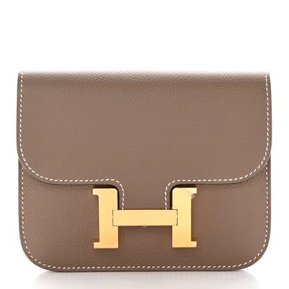 Hermes Epsom Constance Slim Wallet Etoupe 2 of 10