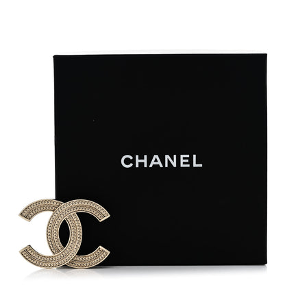 Chanel Metal CC Brooch Gold 4 of 4