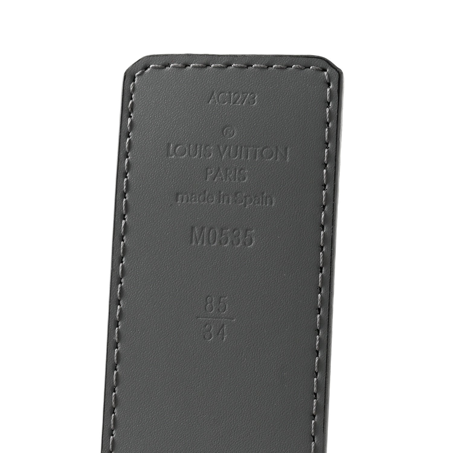 Louis Vuitton Monogram Eclipse 40mm LV Initiales Reversible Belt  85 34 5 of 5