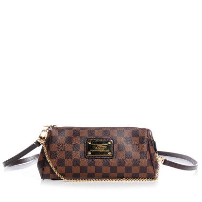 Louis Vuitton Damier Ebene Eva Clutch 1 of 8