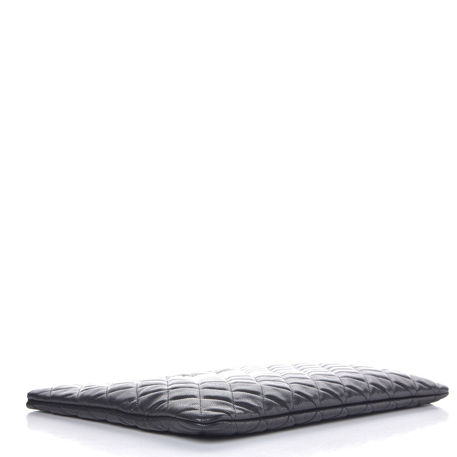 Chanel Caviar Quilted Large Cosmetic Case Black 4 of 8