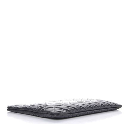 Chanel Caviar Quilted Large Cosmetic Case Black 4 of 8