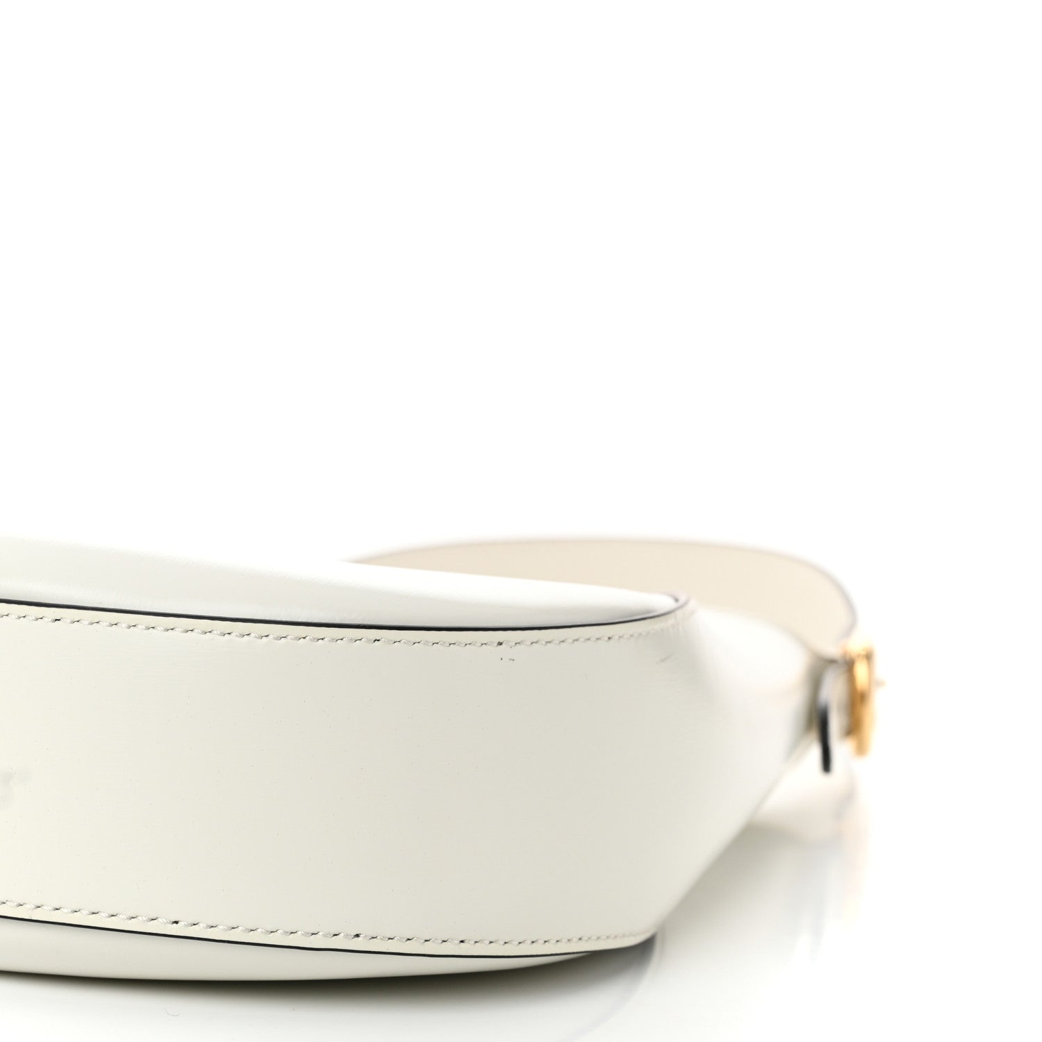 Prada Box Calfskin Shoulder Bag White Black 10 of 10