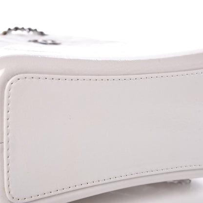 Chanel Patent Goatskin Quilted Small Gabrielle Backpack White 9 of 9