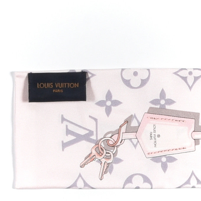 Louis Vuitton Silk Monogram Confidential Bandeau Light Pink 3 of 3