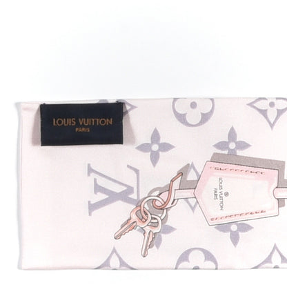 Louis Vuitton Silk Monogram Confidential Bandeau Light Pink 3 of 3