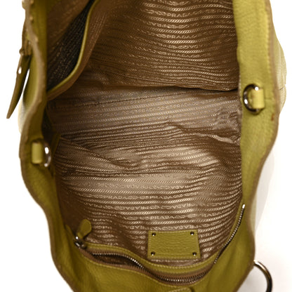 Prada Vitello Daino Shopping Tote Cedro 5 of 11