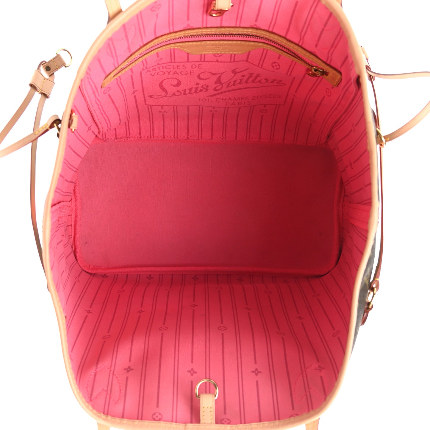 Monogram Roses Neverfull MM