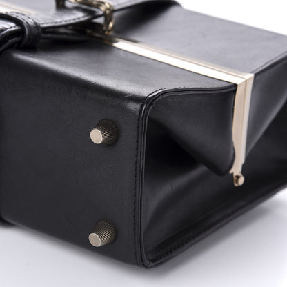 Alexander Wang Calfskin Crocodile Embossed Tai Dopp Kit Bag Black 7 of 16