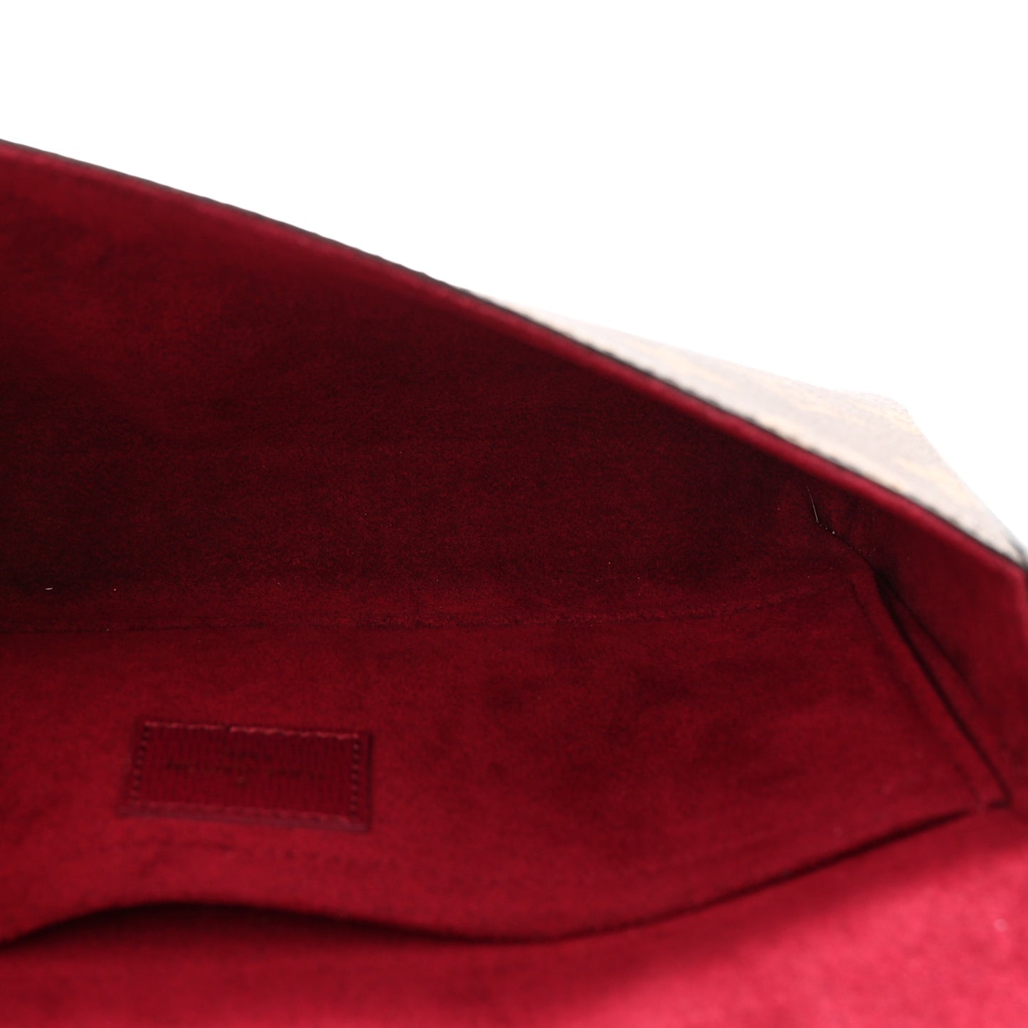 Monogram Pochette Felicie Chain Wallet Fuchsia