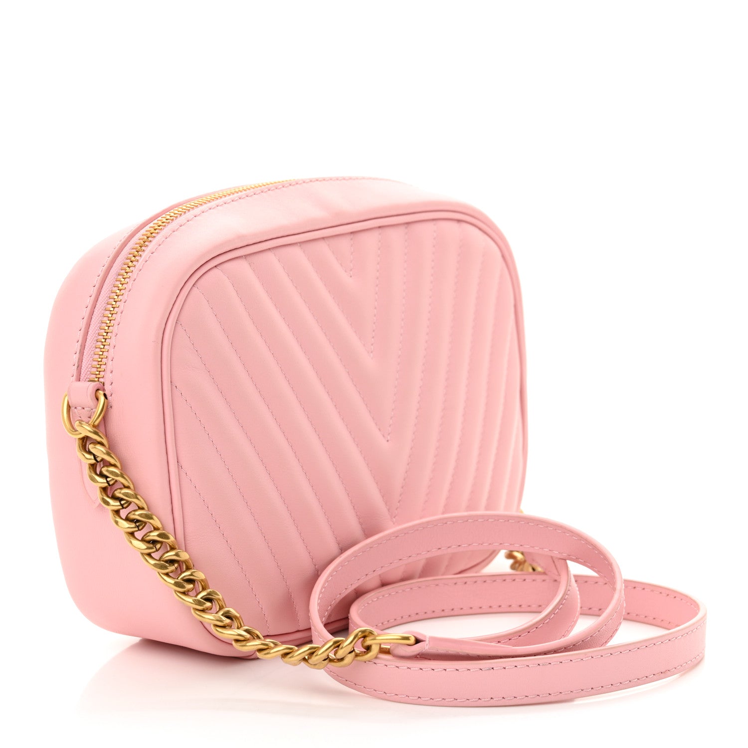 Louis Vuitton Calfskin New Wave Camera Bag Smoothie Pink 2 of 10