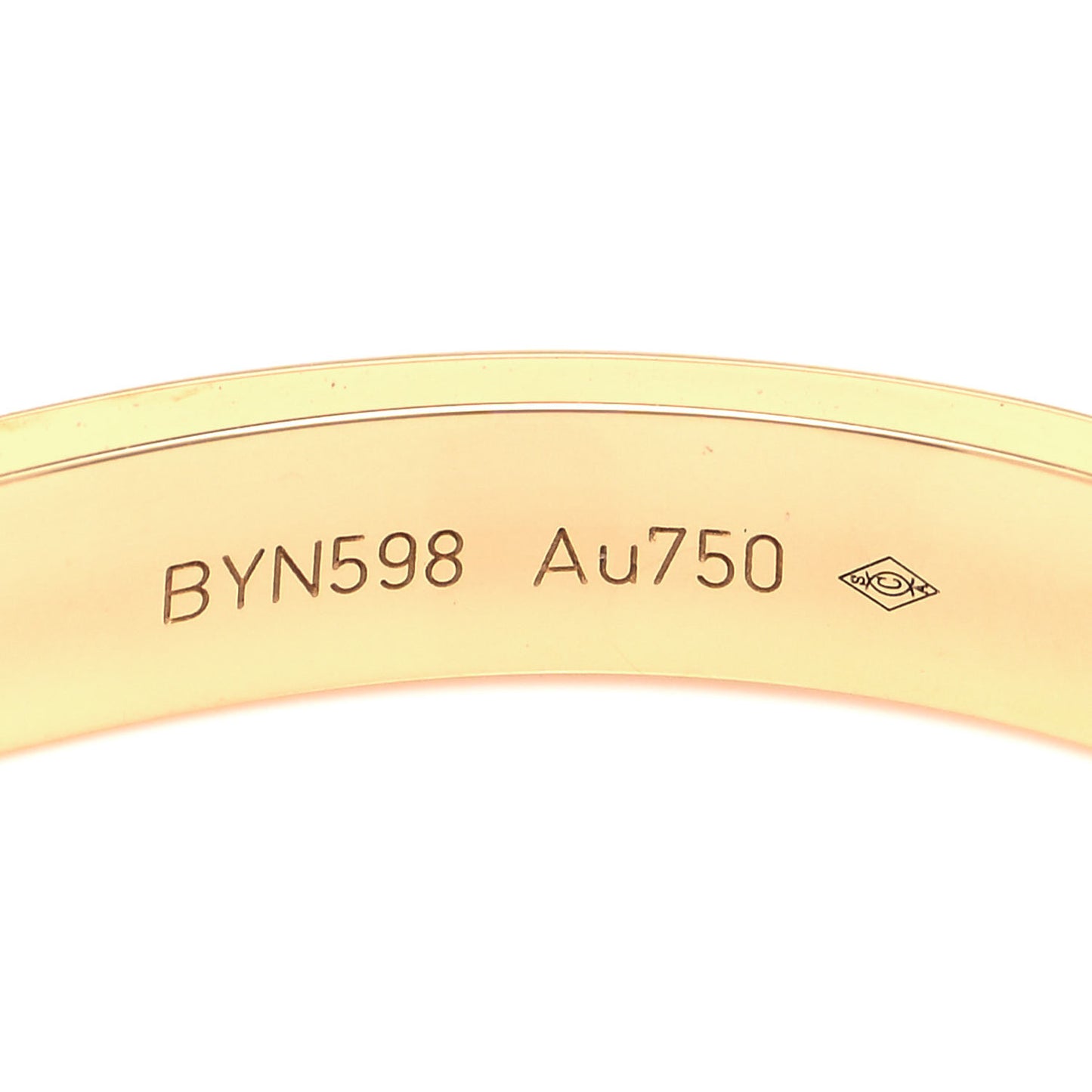 18K Yellow Gold LOVE Bracelet 16