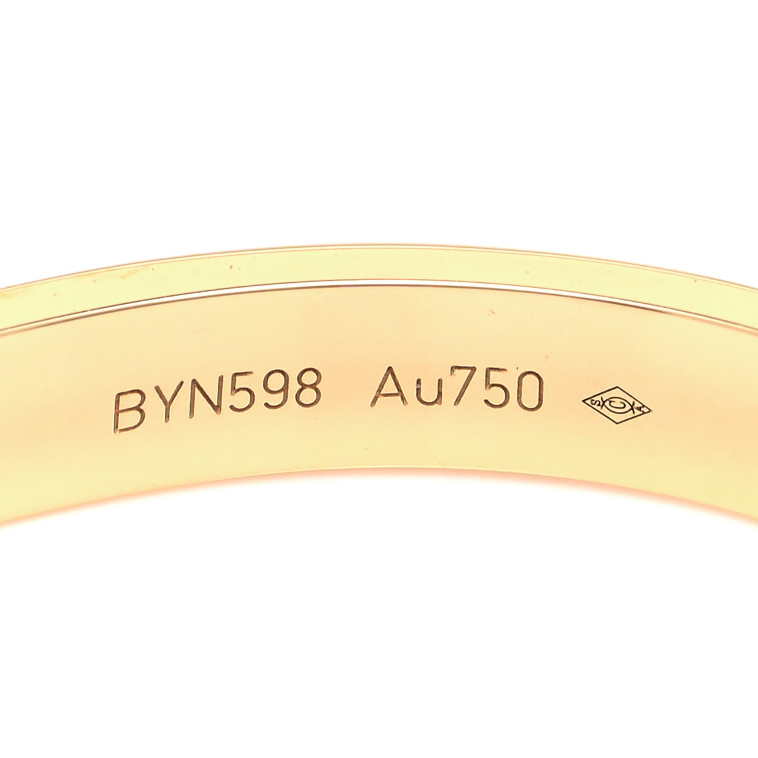 Cartier 18K Yellow Gold LOVE Bracelet 16 5 of 7