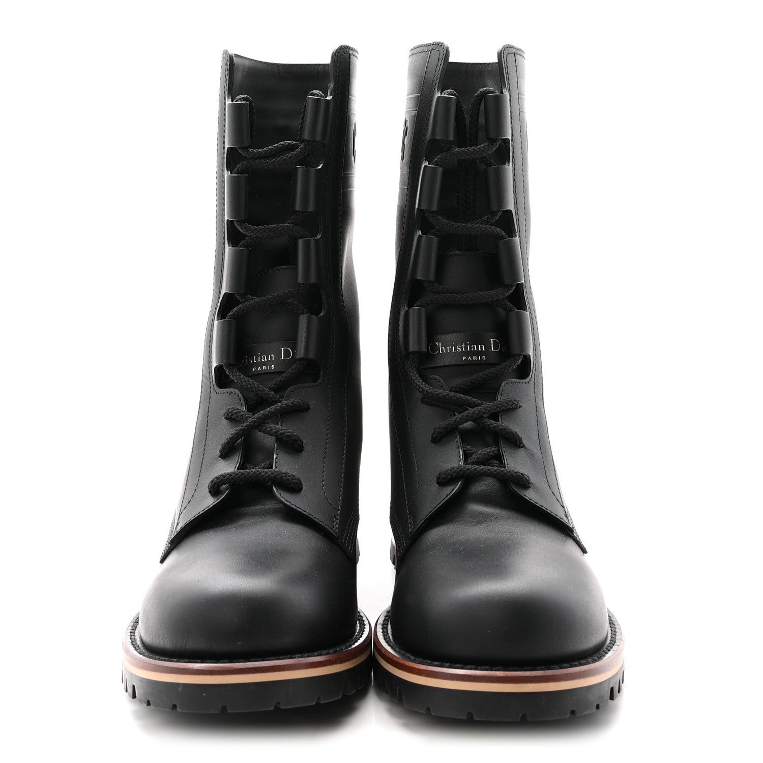 Christian Dior Calfskin Dior Quest 35mm Hiking Boots 38 Black 3 of 8
