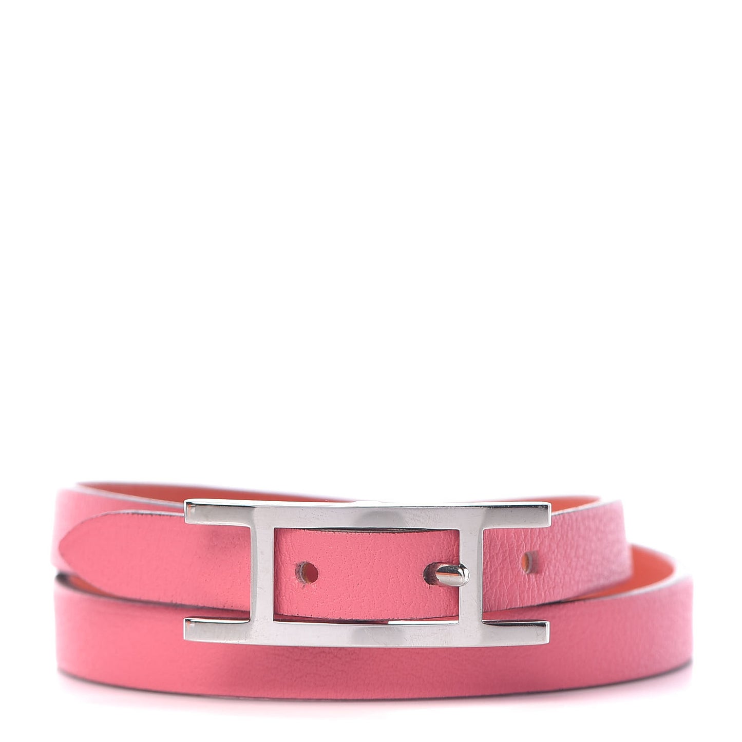 Swift Behapi Double Tour Reversible Bracelet S Rose Azalee Orange Poppy