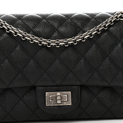 Chanel Caviar Quilted 2.55 Reissue 225 Flap Black 8 of 13