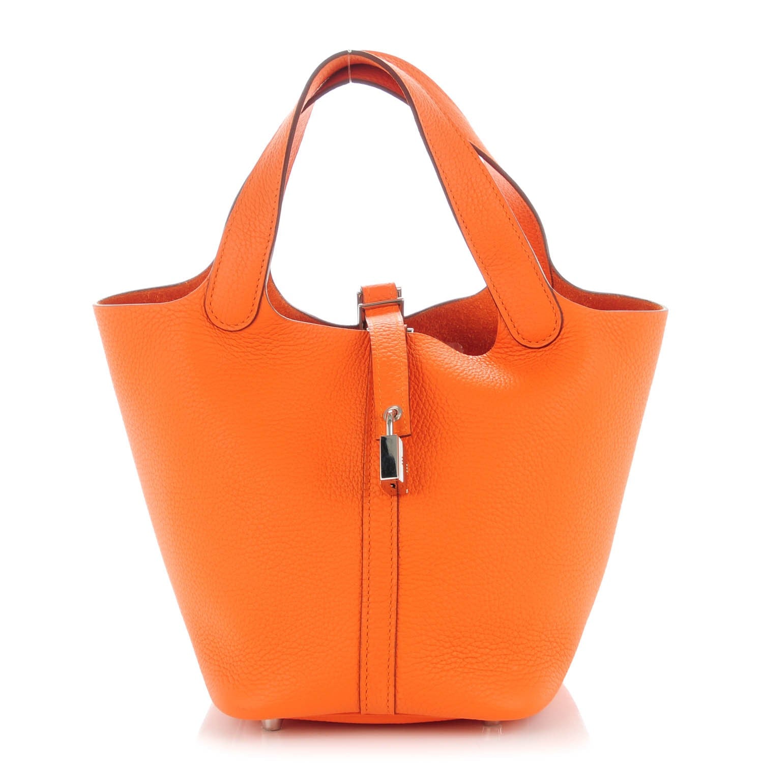 Hermes Togo Picotin Lock 18 PM Orange 1 of 9