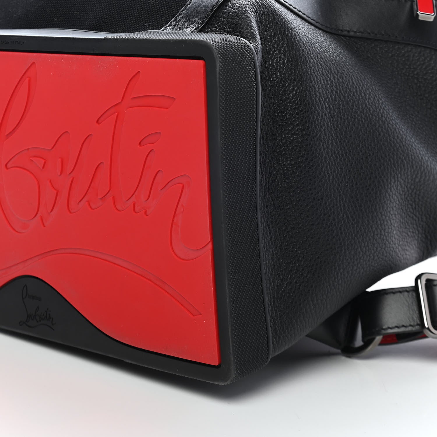 Christian Louboutin Calfskin Ecusson Explorafunk Backpack Black 8 of 8
