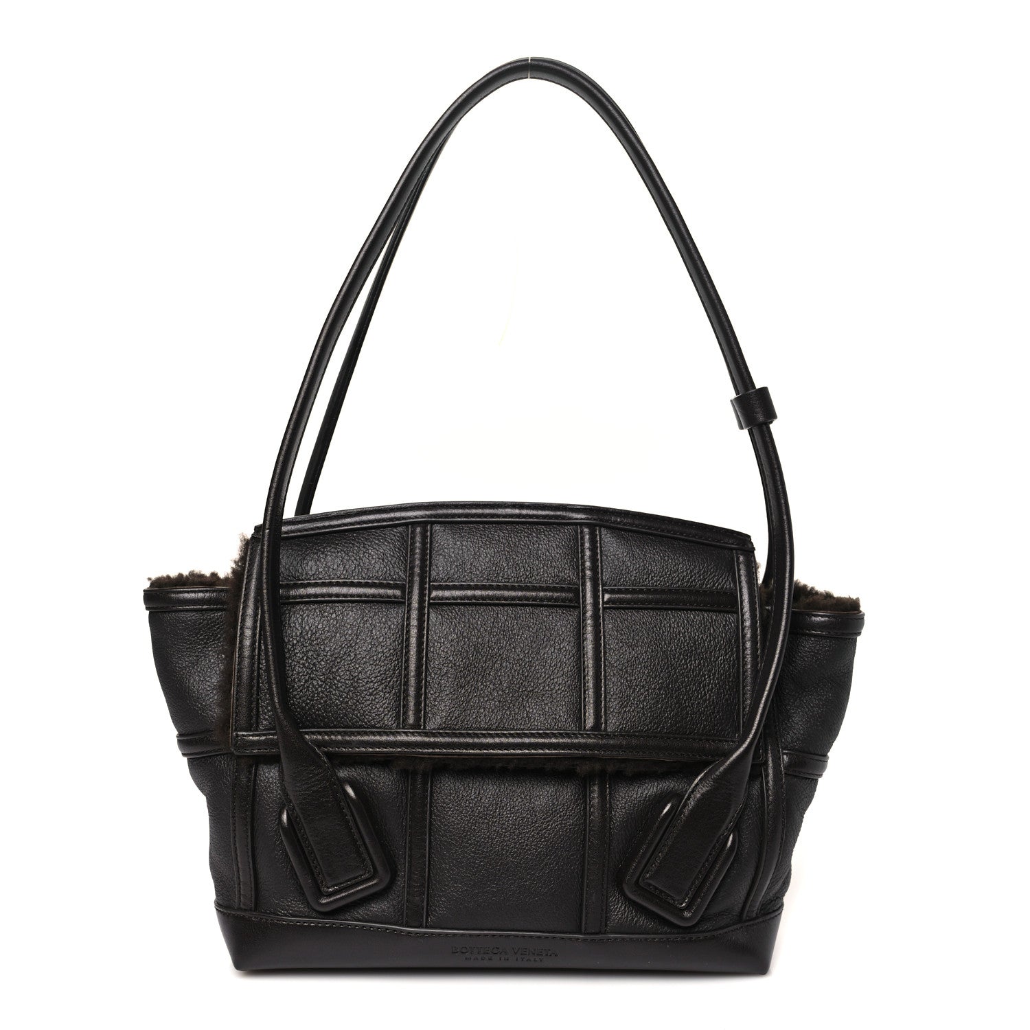 Bottega Veneta Grainy Calfskin Merino Wool Small Arco Fondant 1 of 9