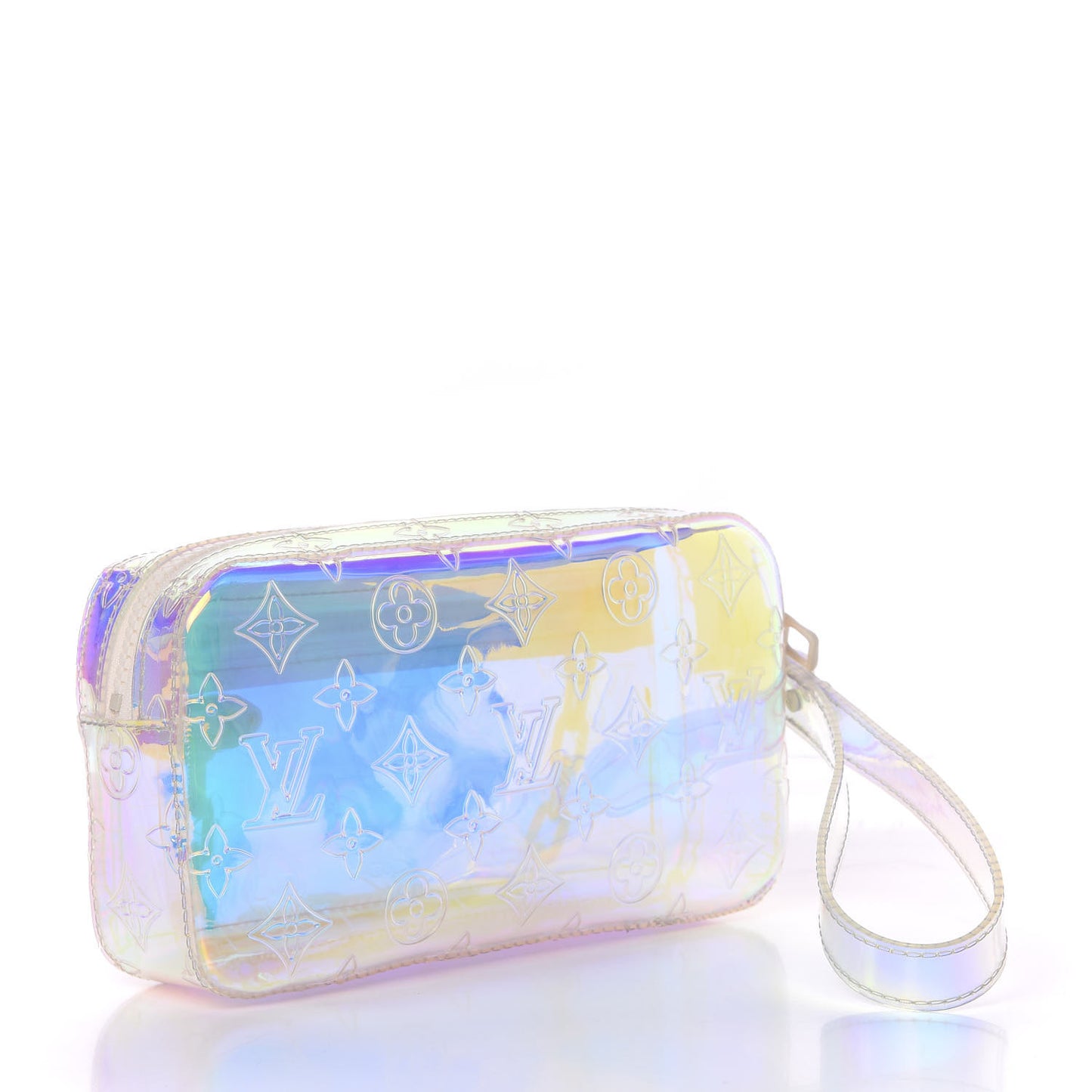 PVC Monogram Pochette Volga Iridescent Prism