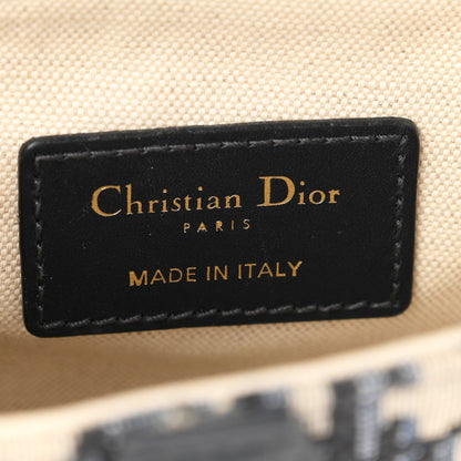 Christian Dior Oblique Mini Saddle Bag Blue 6 of 10