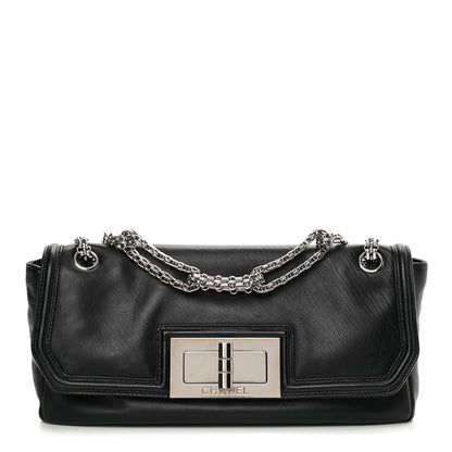 Chanel Grained Calfskin Mademoiselle Lock Bijoux Chain Flap Black 1 of 13