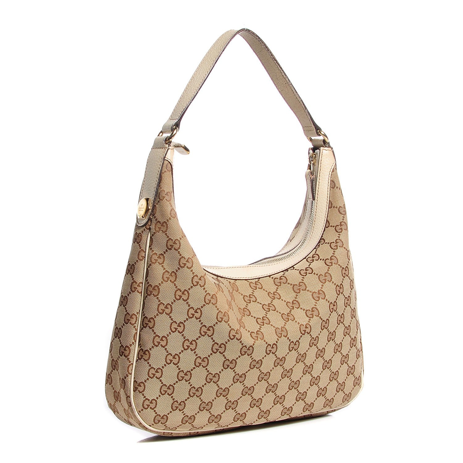 Gucci GG Monogram Medium Charmy Hobo Off White 2 of 15