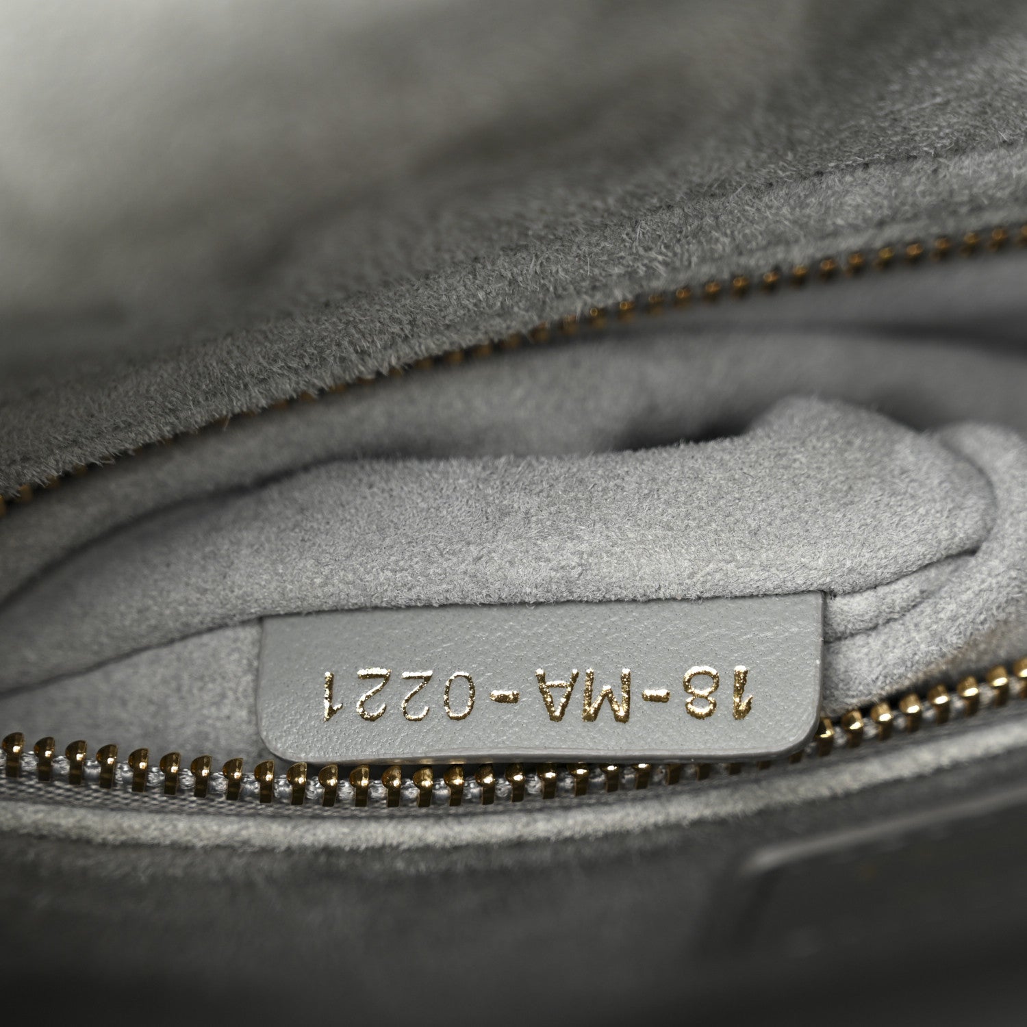 Christian Dior Lambskin Cannage Medium Lady Dior Stone Gray