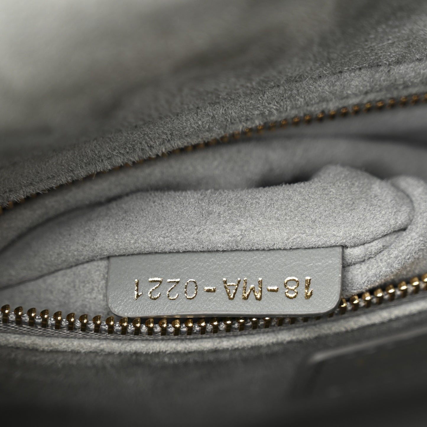 Lambskin Cannage Medium Lady Dior Stone Gray