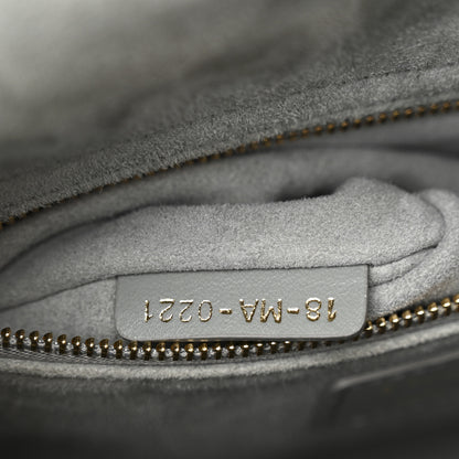Christian Dior Lambskin Cannage Medium Lady Dior Stone Gray 7 of 10